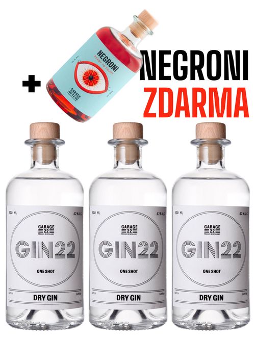 Garage 22 Habanero, Red Velvet, Gin52 + Gin22 Zdarma